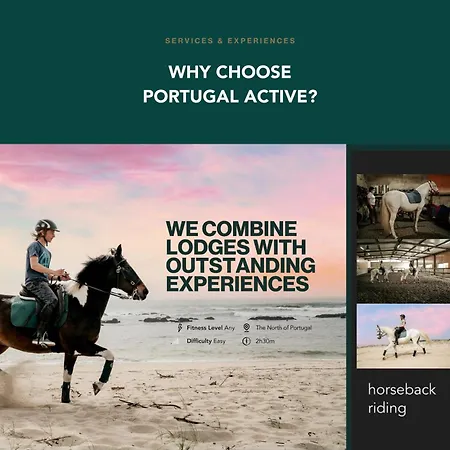 منزل ريفي Portugal Active Fundao Farm